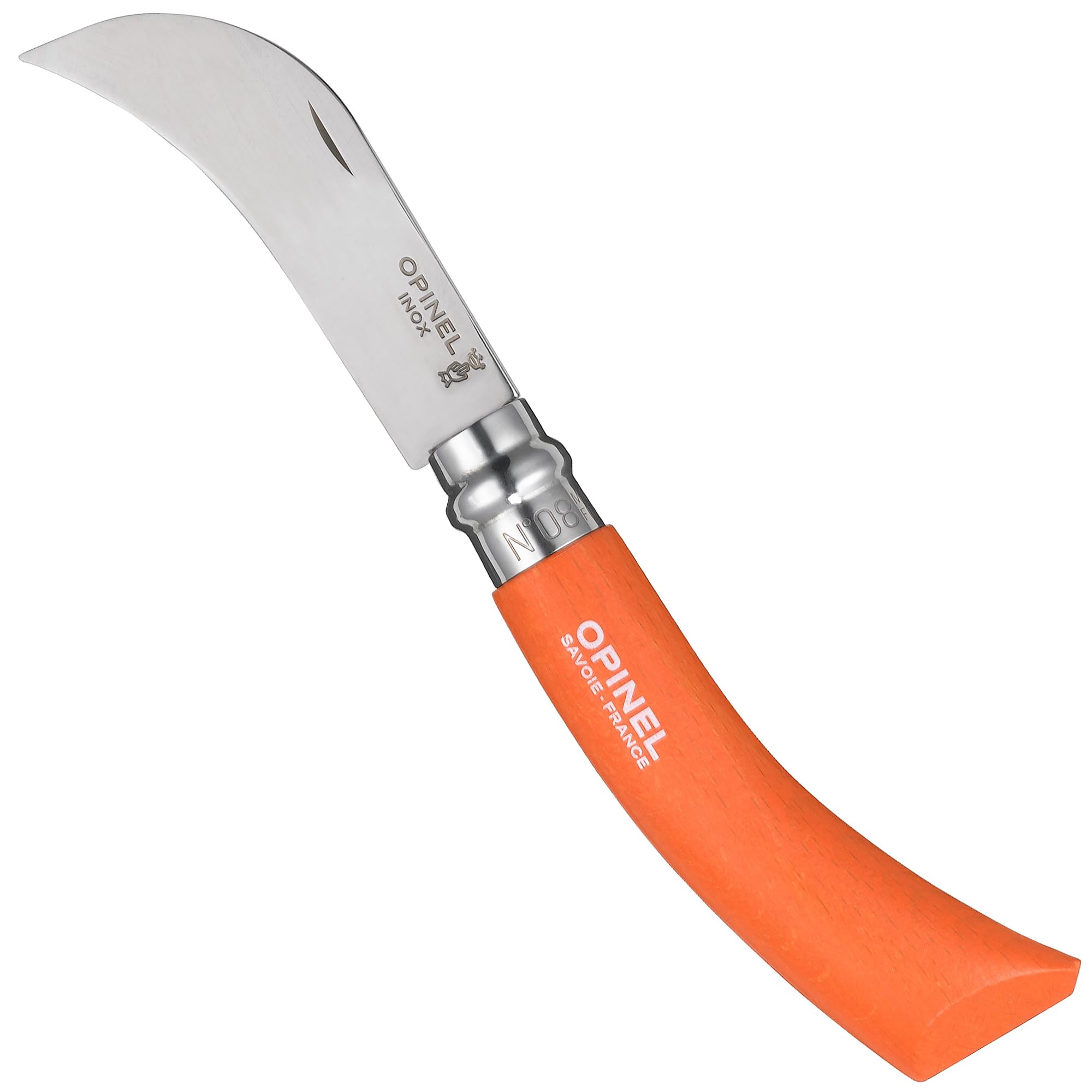 Opinel 3 Piece Gardening Tool Set - No. 12 Folding Saw, No. 8 Pruning Knife, No. 8 Garden Knife - Vibrant Painted Handles, Stainless Steel and Carbon Steel Blades - Made in France - Image 12