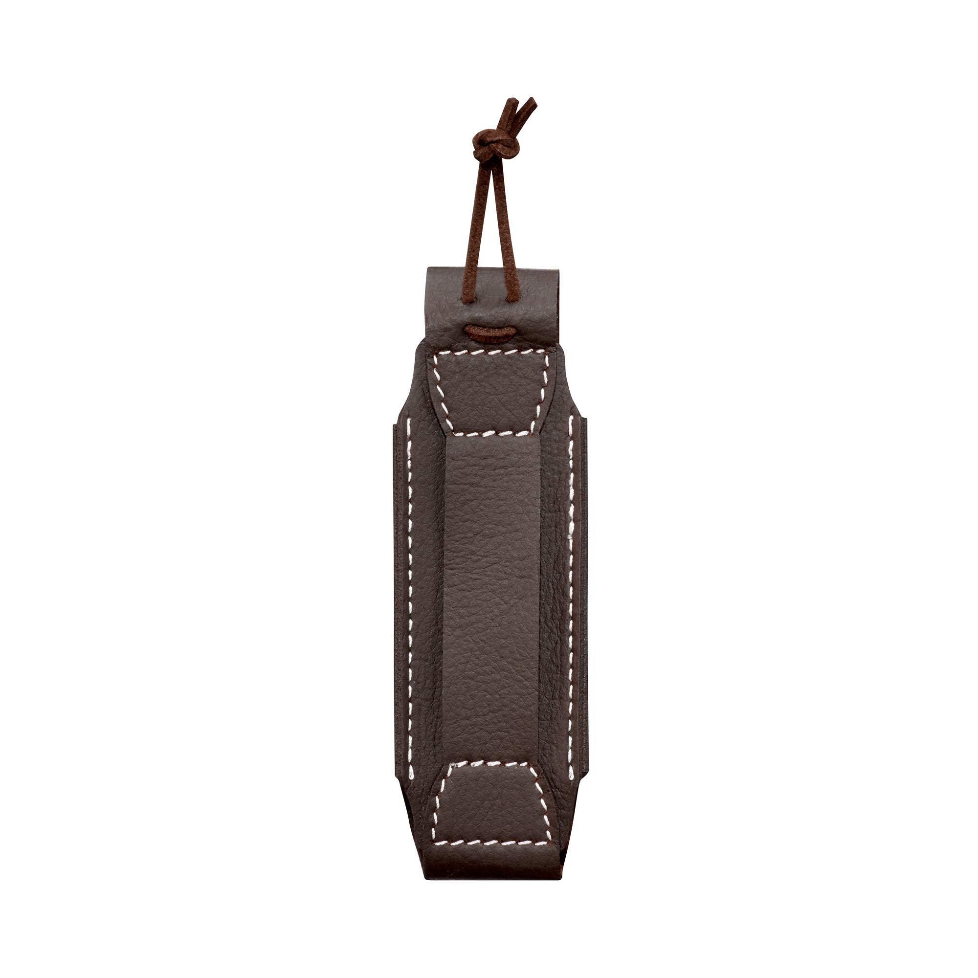 Opinel Carbon No. 8 Folding Pocket Knife with Sheath, Wooden Slide Gift Box - Image 6