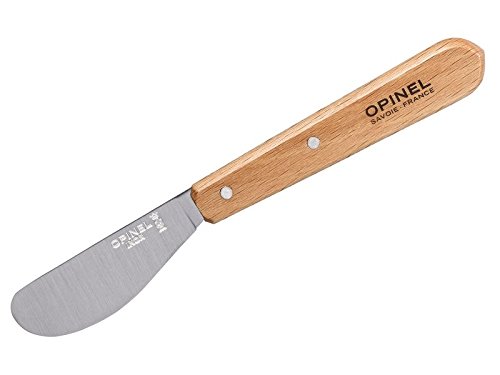 OPINEL Essential No.117 Spreading + Butter Knife, Painted Hornbeam Wood Handles, Made in France (Natural) - Image 4
