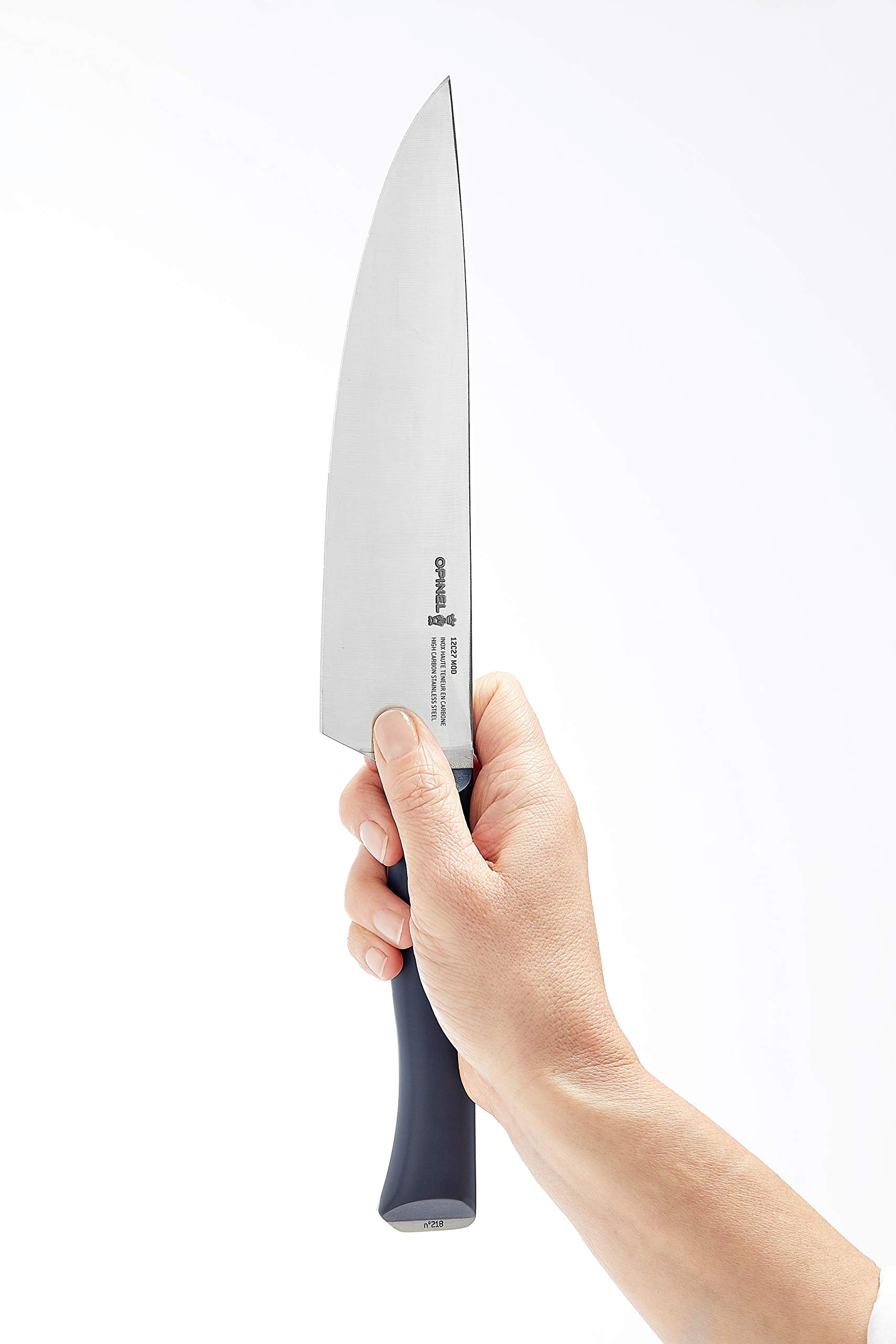 Opinel Intempora 6 Inch Chef Knife – Smaller Sized, Easy to Handle, Full Tang Construction, Ideal for Cutting, Chopping, Slicing,Silver,One Size,254526 - Image 3