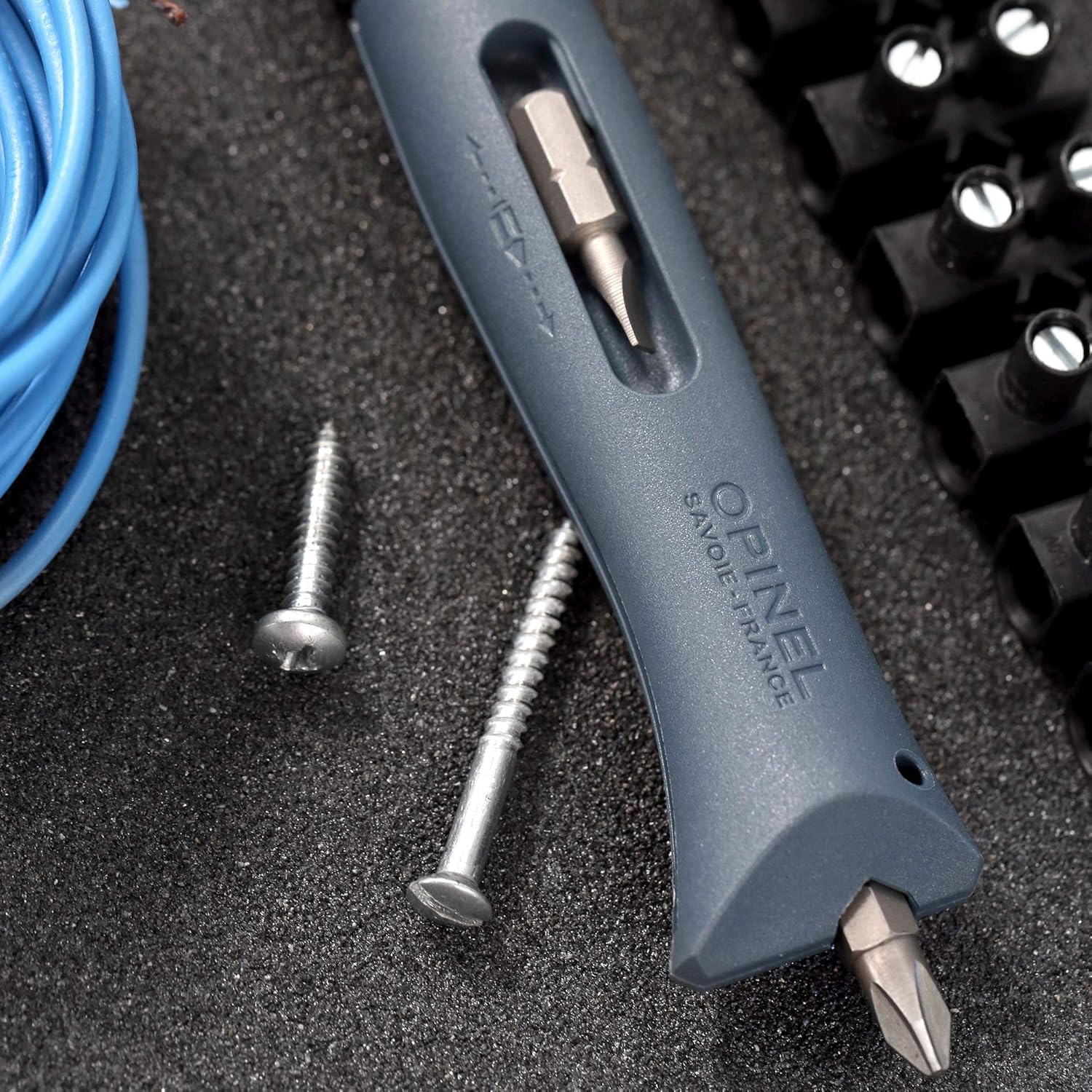 Opinel No.09 DIY - Stainless Steel Folding Pocket Knife and Multi-Tool, Wire Stripper, Screwdriver, Made in France - Image 13