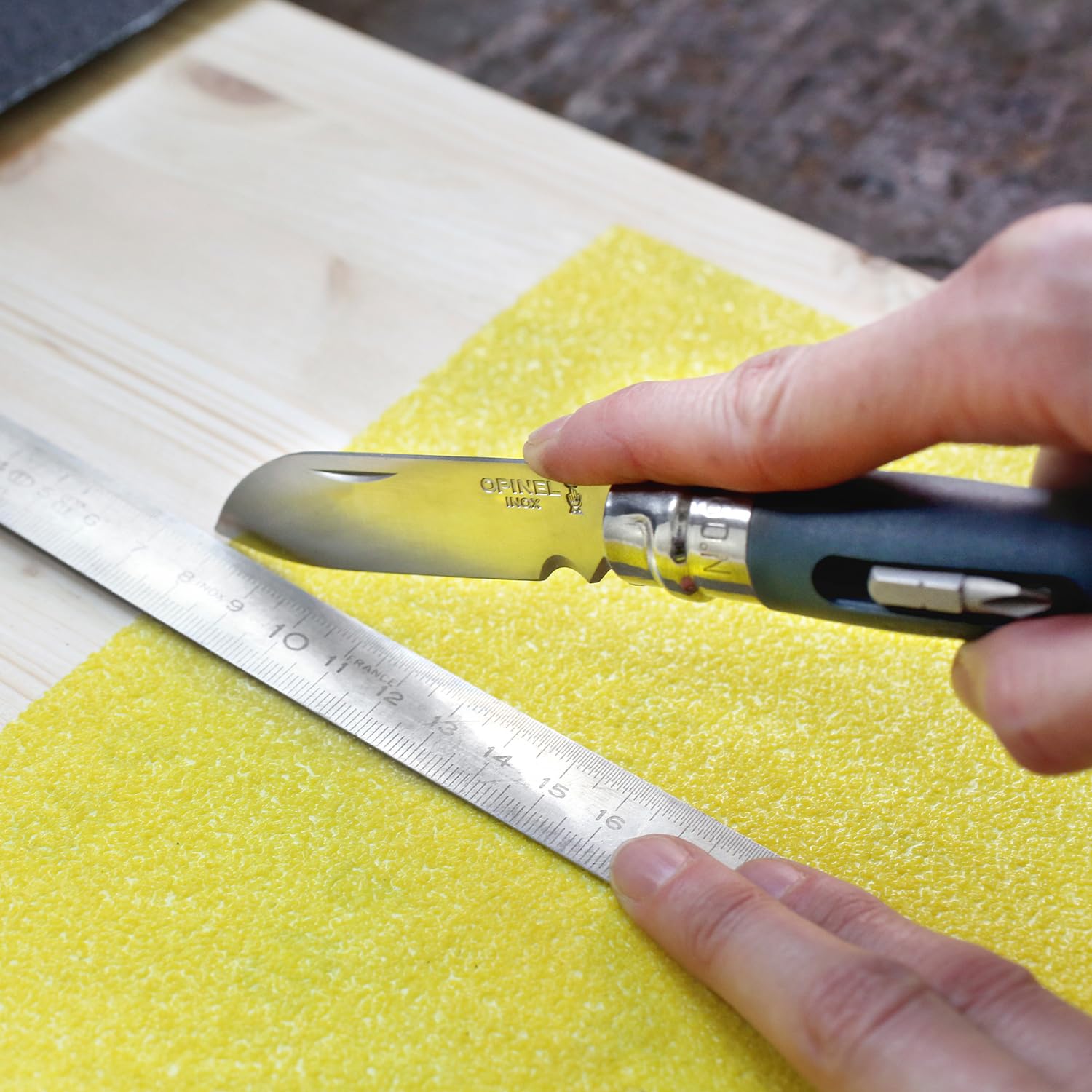 Opinel No.09 DIY - Stainless Steel Folding Pocket Knife and Multi-Tool, Wire Stripper, Screwdriver, Made in France - Image 14