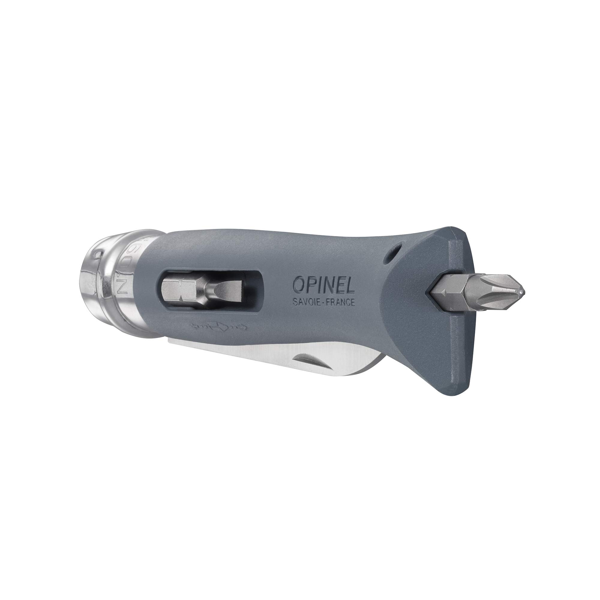 Opinel No.09 DIY - Stainless Steel Folding Pocket Knife and Multi-Tool, Wire Stripper, Screwdriver, Made in France - Image 7