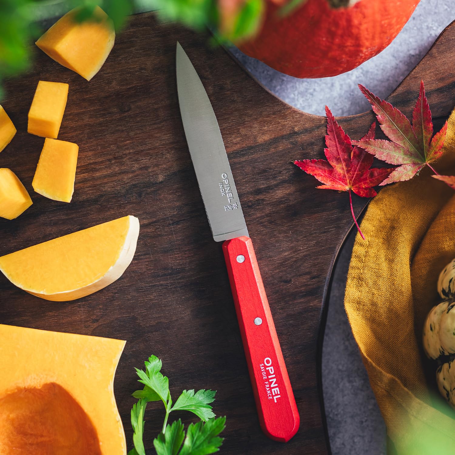 Opinel No. 112 Paring Knives Box Set, 4 Piece Paring Knife Set, High Carbon Steel for Chopping, Peeling, Slicing, Trimming, Painted Hornbeam Handles, Made in France (Classic), One Size, (001233) - Image 12