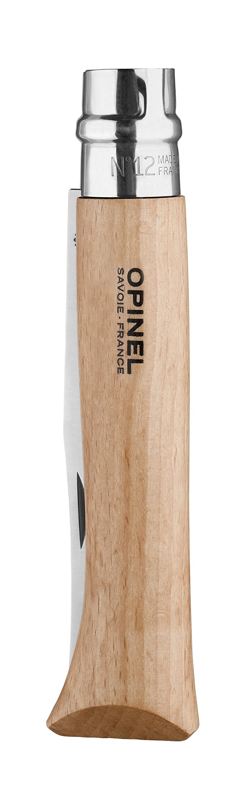 Opinel No.12 Serrated Blade Folding Knife and Kitchen Tool - Outdoor Camp Kitchen Folding Knife - Image 4