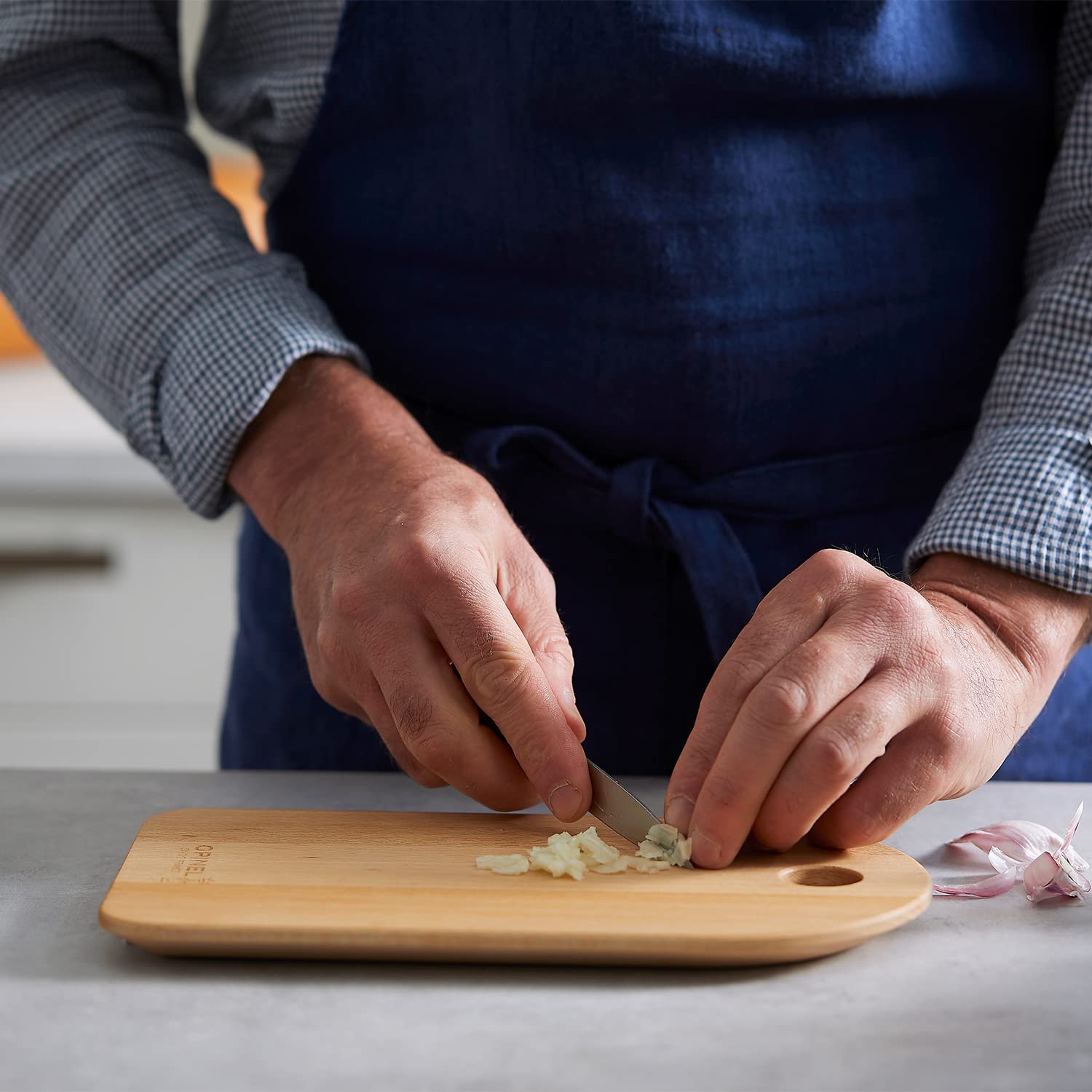 Opinel X Big Game Beech Wood Cutting Board, Lightweight and Minimalist Design, Indoor or Outdoor Kitchen, Cooking Prep, Cheese Platter Picnic Board, (Small/Petit) - Image 3