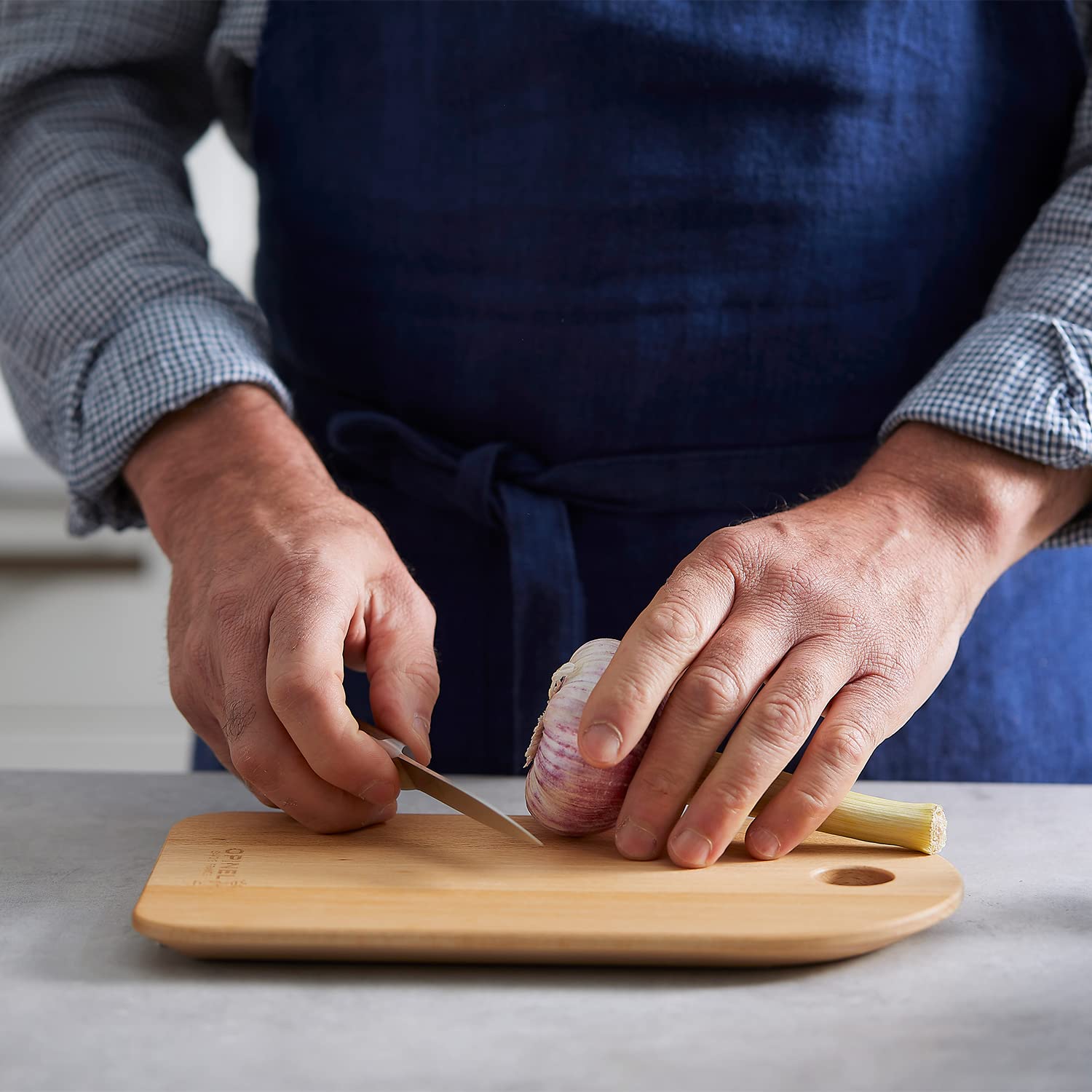 Opinel X Big Game Beech Wood Cutting Board, Lightweight and Minimalist Design, Indoor or Outdoor Kitchen, Cooking Prep, Cheese Platter Picnic Board, (Small/Petit) - Image 5